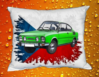 Polštář s Českým autem 006