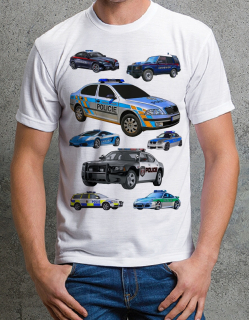 tričko policie  MIX