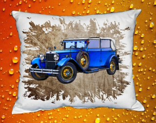 Polštář s Českým autem 020