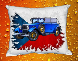 Polštář s Českým autem 021