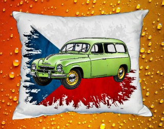 Polštář s Českým autem 024