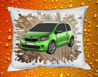 Polštář s Českým autem 025