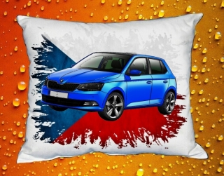 Polštář s Českým autem 030