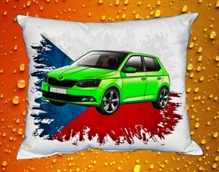 Polštář s Českým autem 033