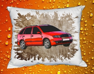 Polštář s Českým autem 038