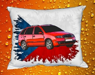 Polštář s Českým autem 039