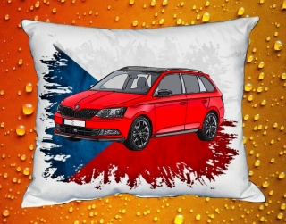 Polštář s Českým autem 042