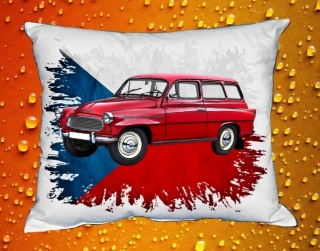 Polštář s Českým autem 081