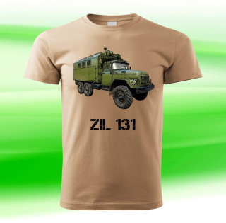 tričko s vojenskou technikou ZIL 131