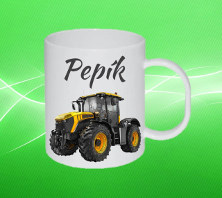 Plastový hrneček JCB s vlastním jménem