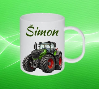 Plastový hrneček traktor s vlastním jménem 6