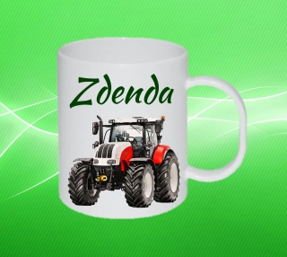 Plastový hrneček traktor s vlastním jménem 9