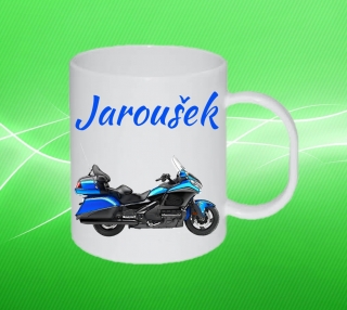 Plastový hrneček motorka s vlastním jménem 2