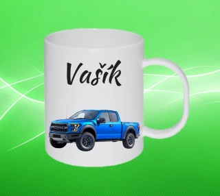 Plastový hrneček sportovní auto s vlastním jménem 1