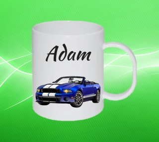 Plastový hrneček sportovní auto s vlastním jménem 4