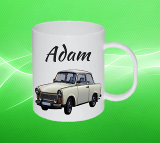 Plastový hrneček TRABANT s vlastním jménem