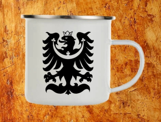 Moon River Slezská orlice plechový hrnek plecháček  obsah 360 ml