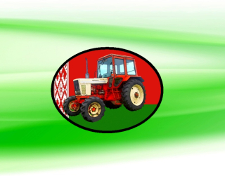 nášivka s traktorem Belarus 572