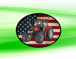 nášivka s traktorem Case Farmall 115U Pro 