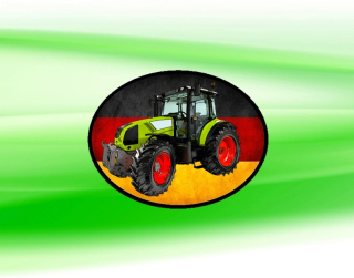 nášivka s traktorem CLAAS ARION 400