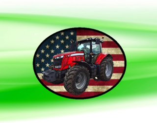 nášivka s traktorem Massey Ferguson  7620