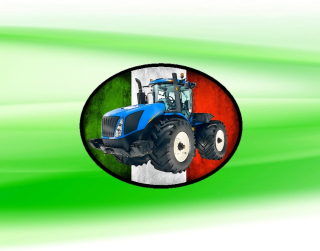 nášivka s traktorem NEW HOLLAND T9