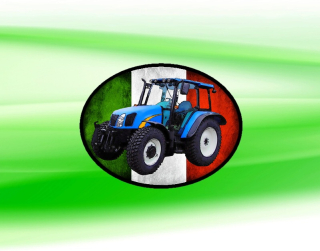 nášivka s traktorem NEW HOLLAND T5050