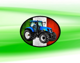 nášivka s traktorem NEW HOLLAND T7070