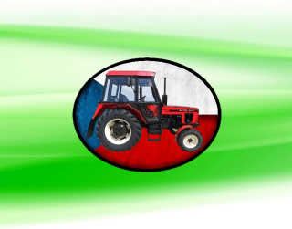 nášivka s traktorem ZETOR 7011