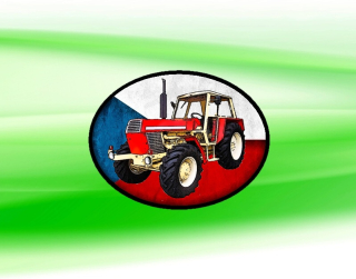 nášivka s traktorem ZETOR Crystal 12045