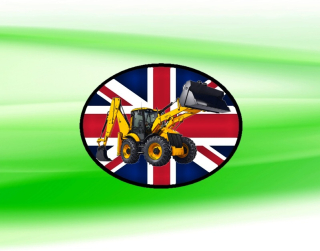 nášivka s bagrem JCB 4CX