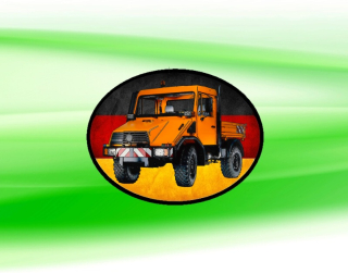 nášivka s bagrem Unimog U20