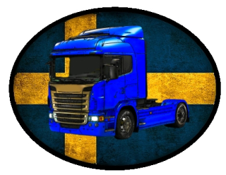 nášivka náklaďák tahač SCANIA II