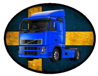 nášivka náklaďák tahač VOLVO III