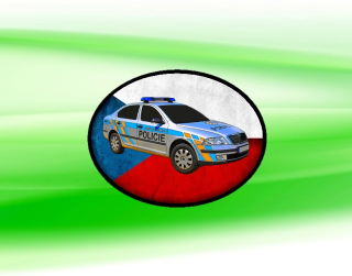 nášivka POLICIE  škoda octavia
