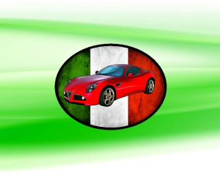 nášivka Alfa Romeo 8C Spider