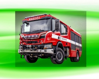SCANIA DTF nažehlovačka 10x7cm