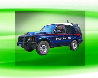 POLICIE Carabinieri Italie DTF nažehlovačka 7x3cm
