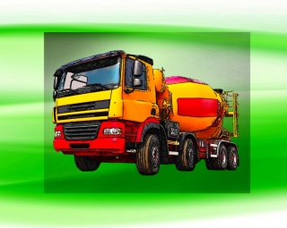 DAF CF nažehlovačka  10x6 cm