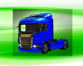 SCANIA nažehlovačka  9x7 cm