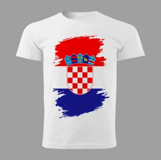 tričko s vlajkou CHORVATSKA 2