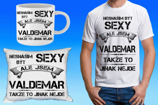 VALDEMAR dárkový set se jménem 116