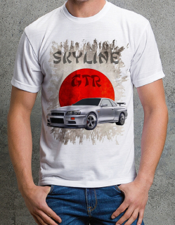 tričko Nissan Skyline GTR 128