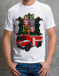 Dětské tričko hasičské auto České výroby 815 CAS 30 vel. 128