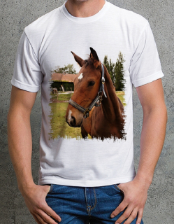 tričko s koněm č. 10 S