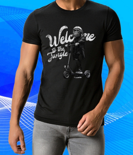 tričko Velcome To The Jungle , Vítejte v džungli černé XL