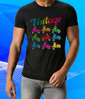 tričko Vintage Skutry černé XL