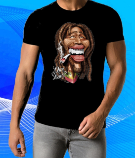 tričko Jamajčan černé S