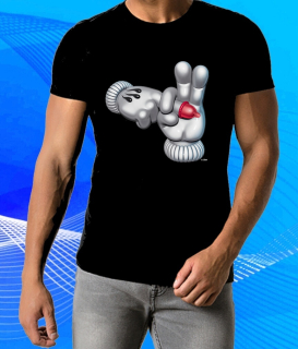 tričko Já tě ..... černé XL