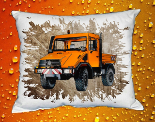 Polštářek Mercedes Unimog U20 III černá
